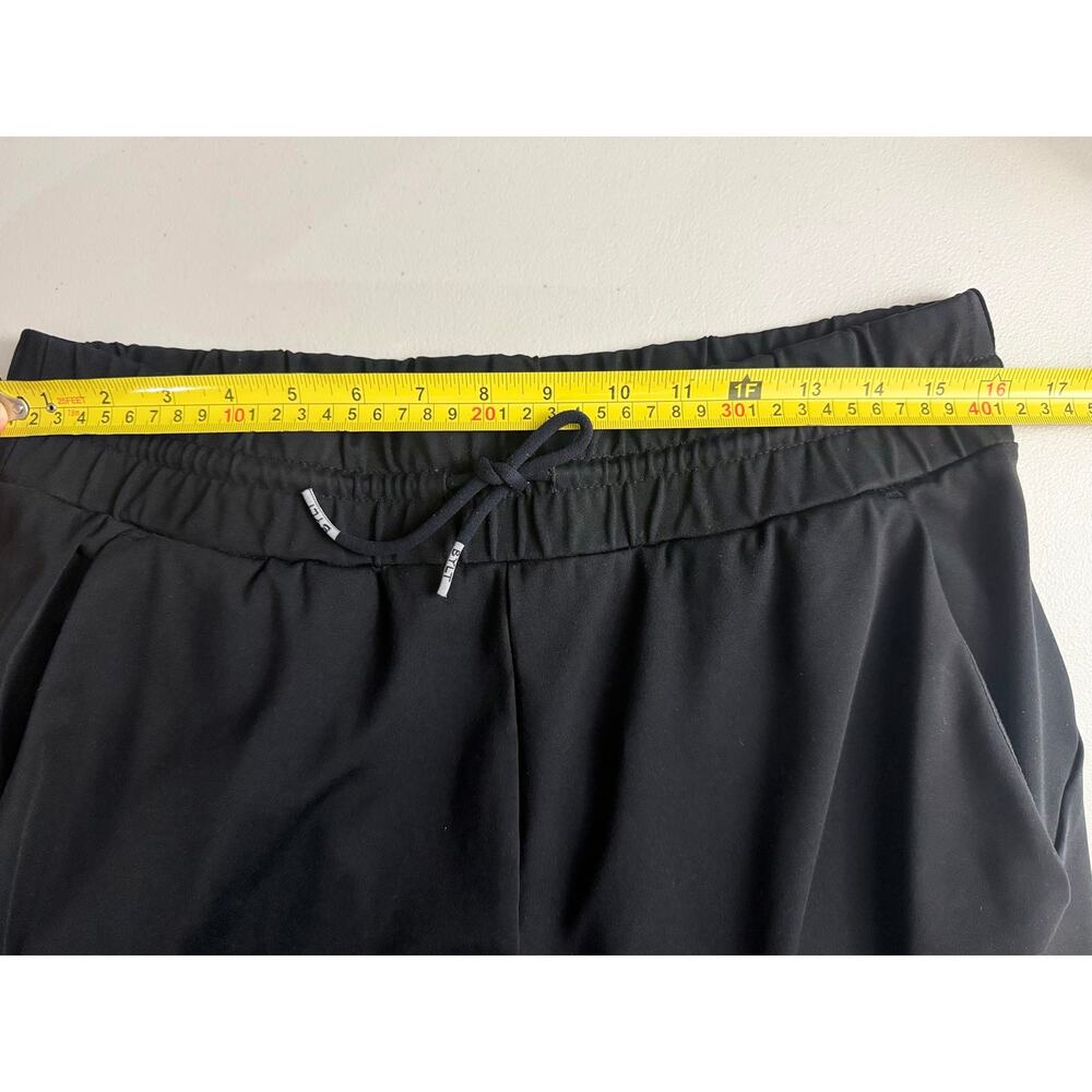 BYLT Active Jogger Pants Black Size L Relaxed Tapered Fit Side Zip Pocket - Picture 10 of 13